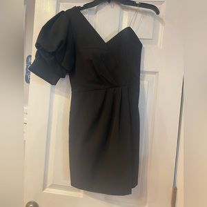 Do + Be Black one shoulder dress